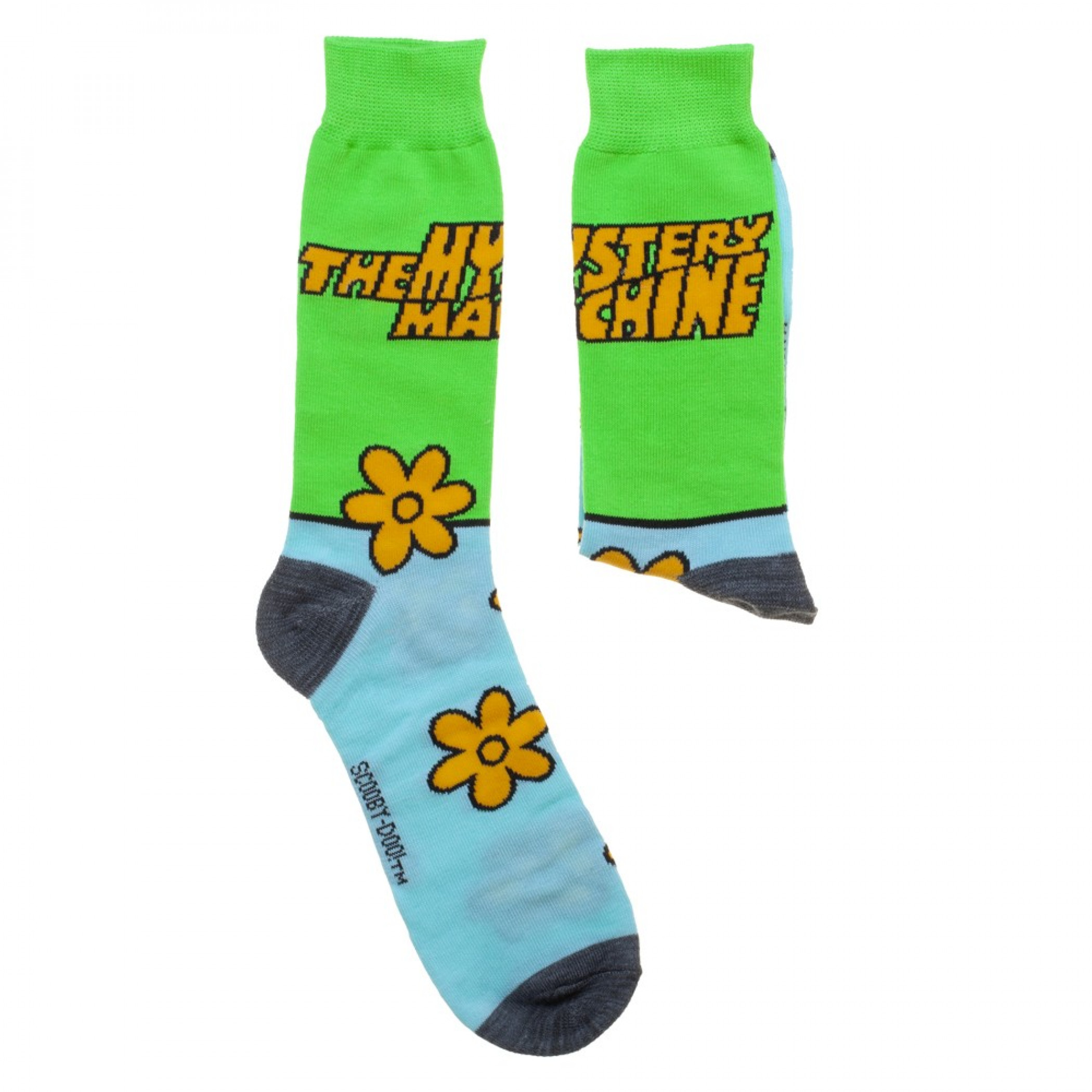 Scooby Doo 3-Pack Men's Casual Crew Socks with Mystery Machine Gift Box